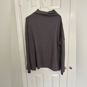 Lululemon Principal Dancer Funnel Neck Sweater Lunar Rock
